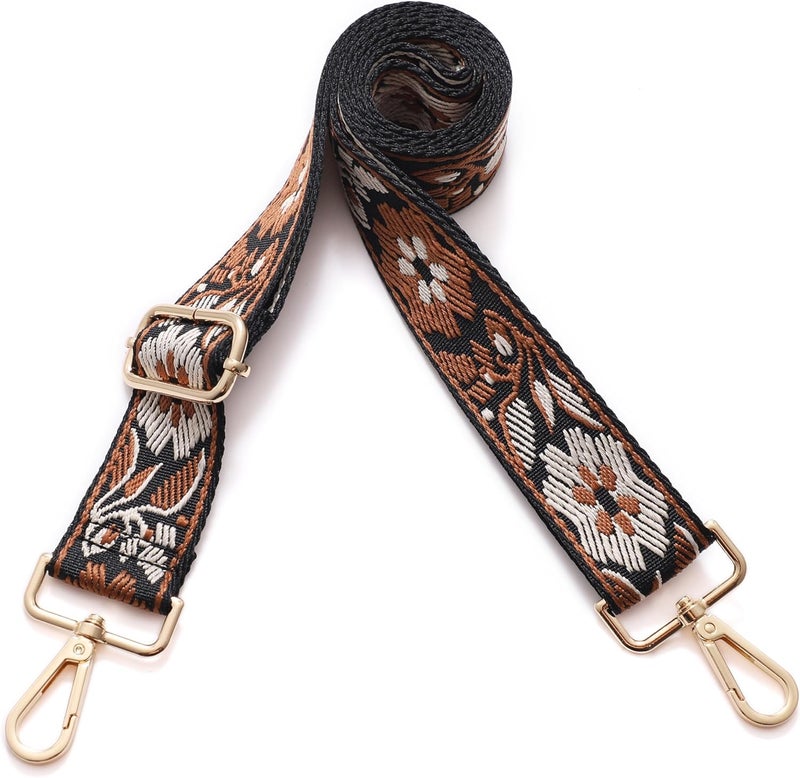 S-Jacorry Purse Strap Replacement Crossbody Wide Shoulder Strap Adjustable Canvas Straps Handbag Strap Replacement Belts - Image 2